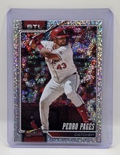 2025 Topps Series 1 Celebration Mega - Pedro Pages #252 Confetti Parallel 