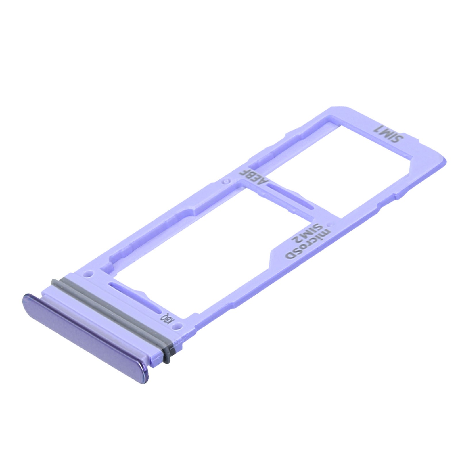 Support de carte SIM violet haute précision pour Galaxy A52s et A72