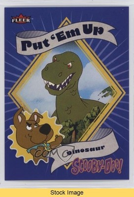 2024 Fleer Scooby Doo Put 'em Up! Stickers Dinosaur #48 READ 1t19