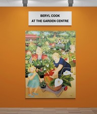 Beryl Cook A3 Print At The Garden Centre