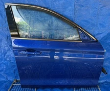 GENESIS G70 FRONT RIGHT PASSENGER SIDE DOOR ASSEMBLY BLUE PS5 19-25 #NB2-DRS1841