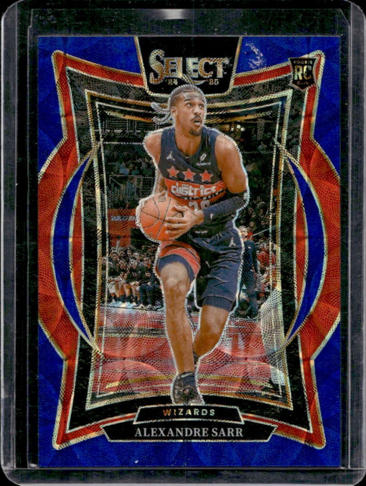 2024-25 Select Alexandre Sarr Concourse RC Blue Scope Prizm #145/249 Wizards