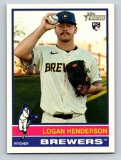 2025 Topps Heritage High Number - Logan Henderson #545 (RC)