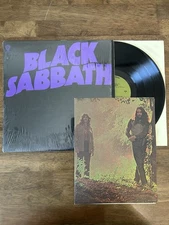 Black Sabbath Master of Reality Vinyl Record LP BS 2562 1976 Shrink, POSTER