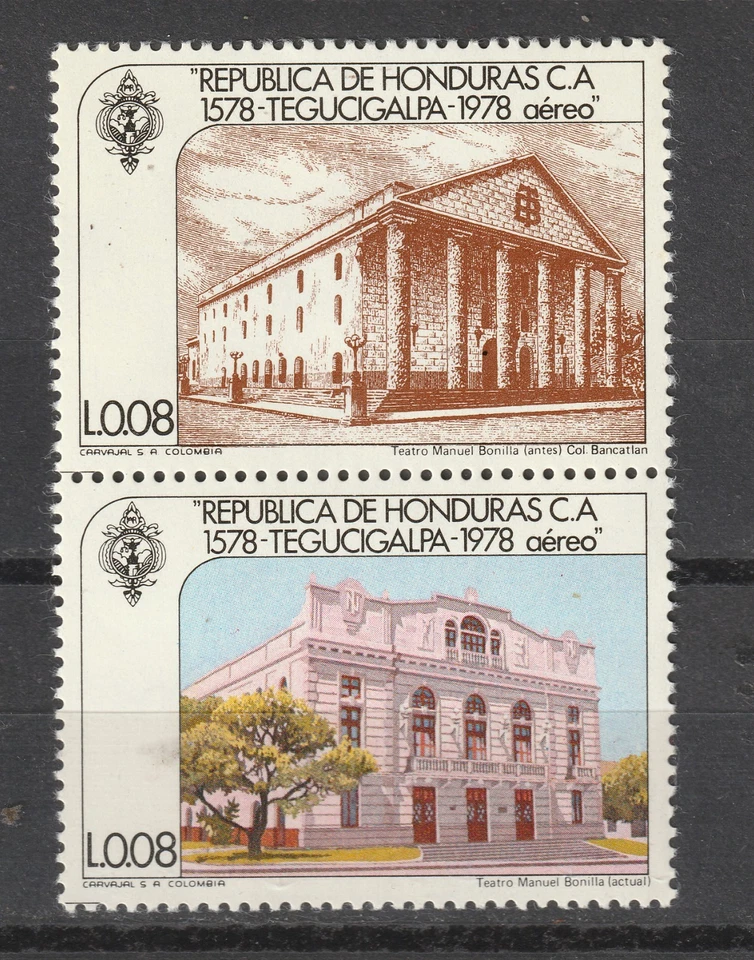 Honduras: Correo Aéreo/A.M. Especificación Entrega. Lote 11 (1976-1993) 2025 Scott C.V. $30,85 Foto 4 de 4