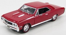 CHEVROLET Chevelle SS 396 rosso 1967 1/18 MOTORMAX 73104 rosso/nero
