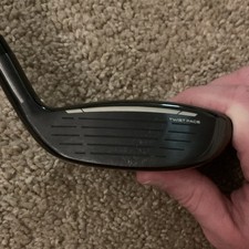 TaylorMade Qi10 Max 3H Hybrid Stiff Flex Graphite 20° Black Blue w/ Head Cover