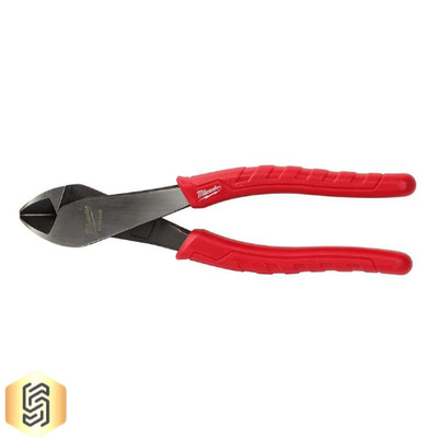 Milwaukee 48-22-6128 8 in. Comfort Grip Angled Head Diagonal Cutting Pliers 
