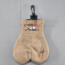 My Sack Golf Ball Storage Sack It Takes Balls To Golf Bag Clip Funny Explicit
