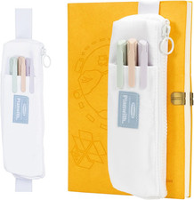 Pen Holder for Notebook, Pen Pouch for Notebook, Small Pen Holder with Adjustabl