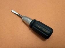 NOS - STANLEY YANKEE #4595 - WOOD HANDLE 1-1/2&rdquo; SLOTTED SCREWDRIVER - U.S.A.