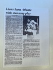 1973 Detroit Lions VS Atlanta Falcons Program-Excellent ++ Lions Win 31-10 — photo 3