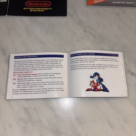 Notice Nintendo NES Megaman 5 Mega Man 5 Tr&egrave;s Bon &Eacute;tat Rare - Version FAH