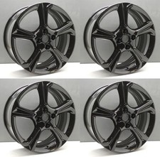 SET 4 Vauxhall Corsa F SRI Cerchione In Lega 17" 7J NERO 4 Fori X4