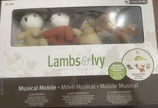 Lambs  Ivy Woodland Tales Multicolor Forest Animals Musical Baby Crib Mobile