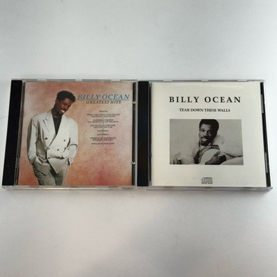 Billy Ocean 2 CD Lot TEAR DOWN THESE WALLS & GREATEST HITS
