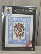 Dimensions Gold Collection Nuggets Gifts In The Snow Snowmen #8718 Cross Stitch