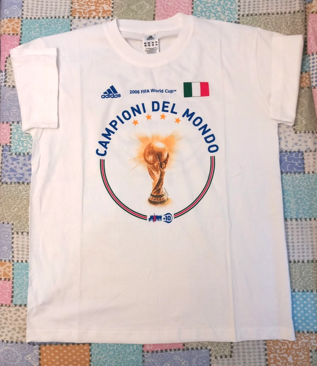 【値下げしました❗️】15万→10万　 2006年W杯イタリア代表優勝記念品 FIFA 2006 World Cup Adidas Italy T-Shirt Official Football Soccer