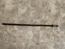 Leegin Brown Leather Braided Belt Size 34 NOS NWT