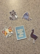 Mystery Sticker Pack, 5 Assorted Myster Stickers