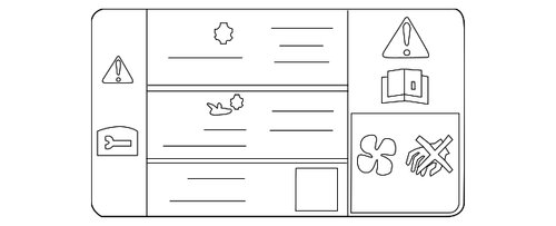 Genuine Ford AC Label DM5Z-1503050-A | eBay