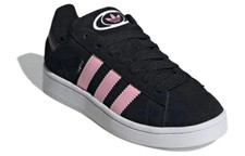 Image of Adidas Campus 00s Womens Trainers ID3171 UK 5 Black/ Pink/White New Sneakers