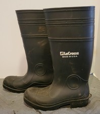Lacrosse Rubber Boot 15" Size 6 Great Condition Waterproof Farming Hunting