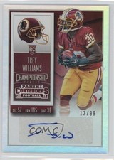 2015 Panini Contenders Rookie Championship Ticket 12/99 Trey Williams Auto 0f8