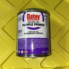 Oatey 30757 Purple 2.5 Gravity 505 g/L VOC Liquid Solvent Primer 16 oz. Capacity