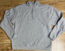 Nike Golf 1/4 Zip Mens Large Gray Sweatshirt Long Sleeve Sz Large