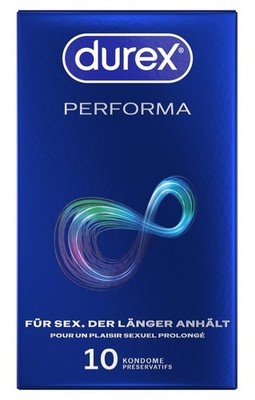  10 durex Kondome Performa 56mm Verzögerung Condome 