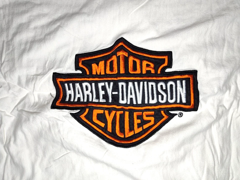 Manta bebé Harley Davidson motocicletas 2 capas blanca acanalada envoltura seguridad Foto 3 de 4
