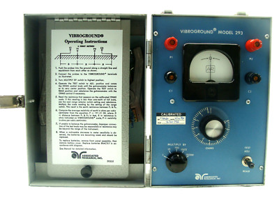 ARI Vibroground EARTH RESISTIVITY TESTER Kit Model 293A. For Parts/Repair