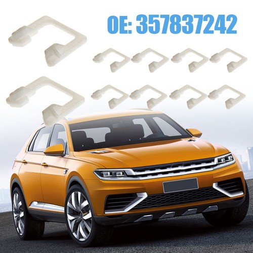 10Pcs Auto Fasteners Door Handle Clamp Clips For VW 357837242 - Picture 11 of 12