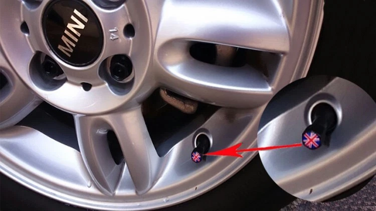 Fit Peugeot Renault Carbon Fiber Metal Wheel Tire Valve Stem Cap Caps France FR - Image 3 of 3