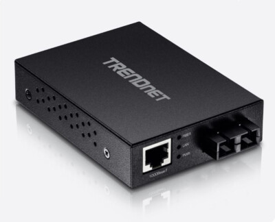 NEW TRENDnet TFC-GMSC 1000Base-T to 1000Base-SX Multi-Mode SC Fiber Converter
