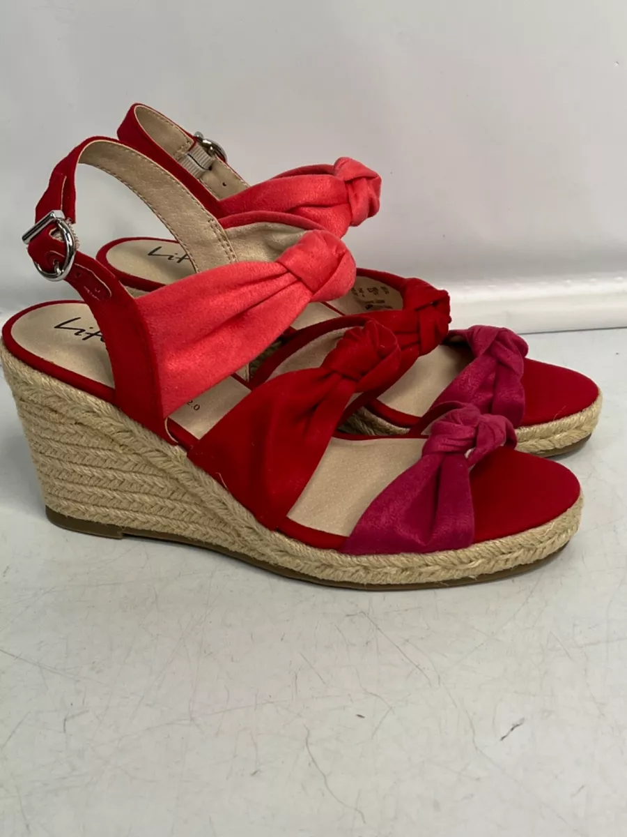 Lifestride red deals sandals