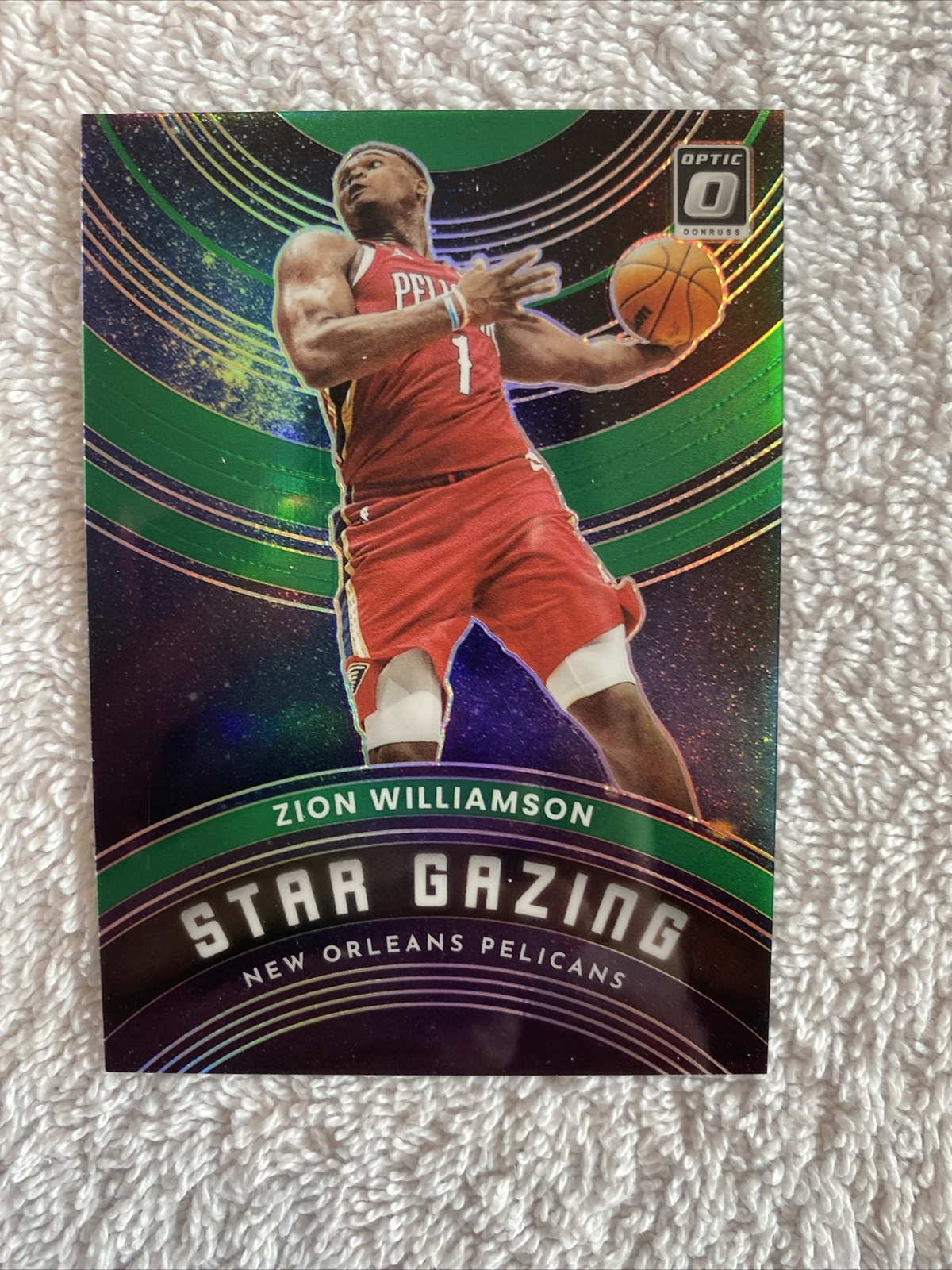 2022-23 donruss optic Zion Williamson STAR GAZING GREEN 1/5