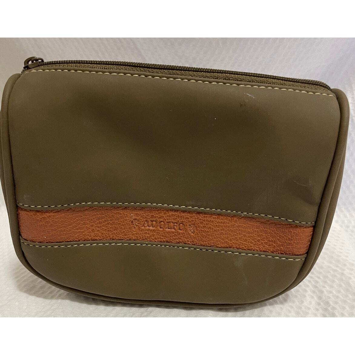 Small Adolfo Toiletry Bag - Men's - Unused - Faux Leather