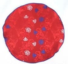 Lord R Colton Masterworks Pocket Round Positano Red Floral Silk $75 Retail New