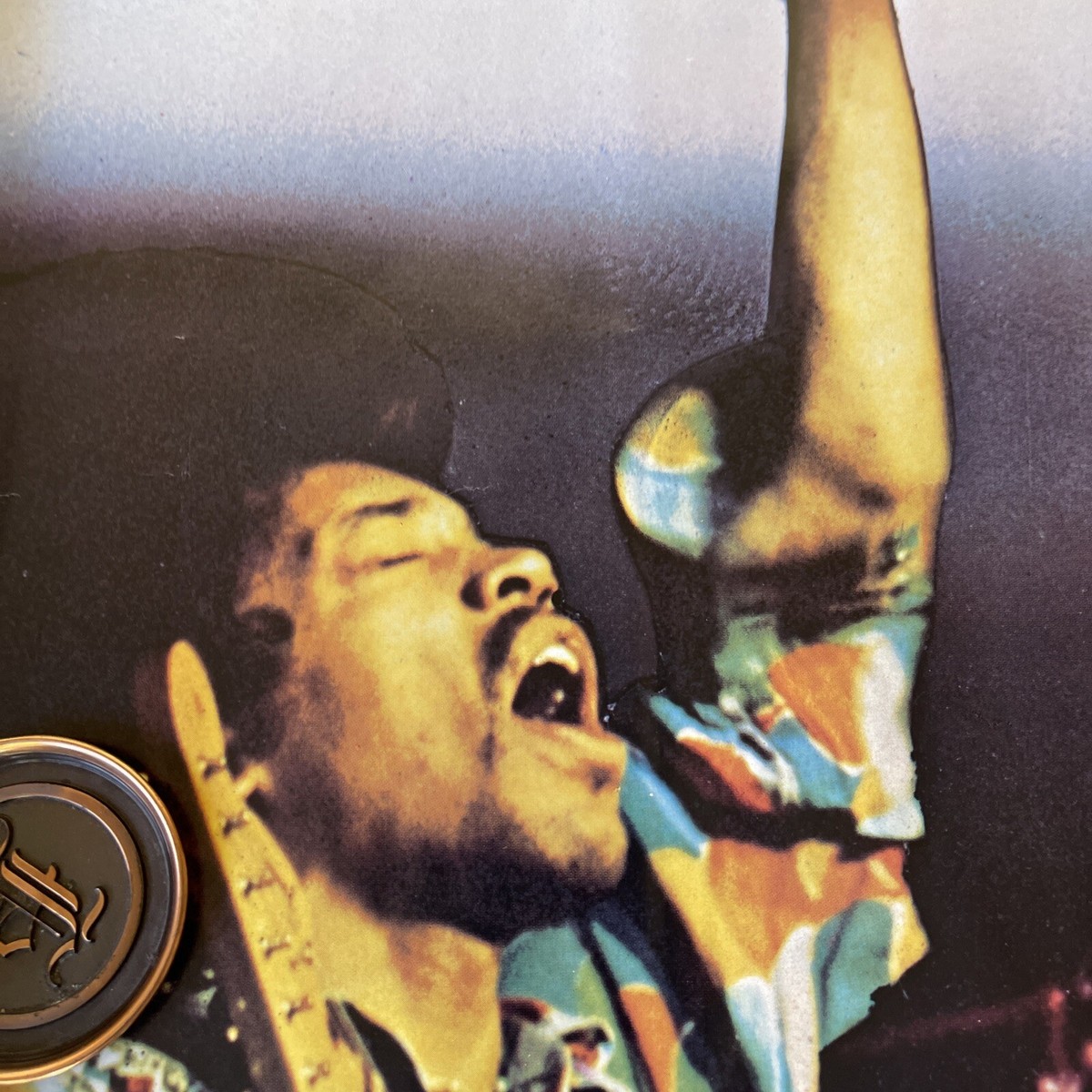 72 Larg 1970 Jimi Hendrix Band Of Gypsys Record Subway Promo