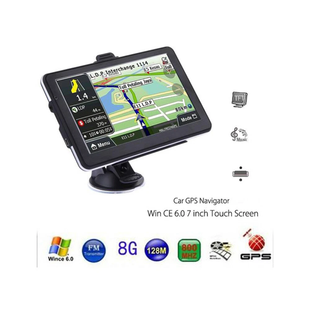 navigateur 7 pouces 7 Pouces GPS Navigation pour Auto,Camion,Poids
