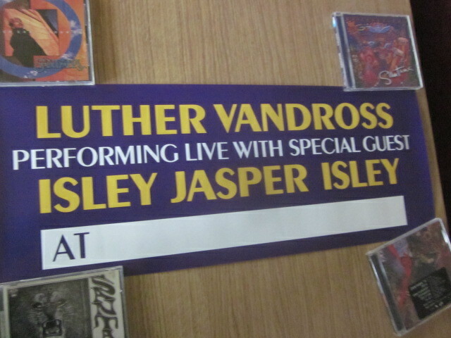 Luther Vandross 1986 Give Me the Reason Tour Promo Poster Isley Jasper Isley