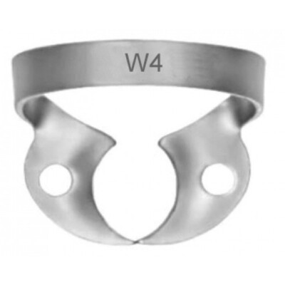 100 verschiedene endodontische Gummi Dam restaurative Klemmen Dental Instrumente