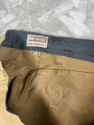 Pantalones de mezclilla resistentes a la intemperie para hombre talla 36x28 tostados tecnológicos (etiqueta 36x30) - Imagen 3 de 10