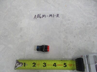 IDEC AB6M-M1-R IDEC ROUND PUSHBUTTON, T1778