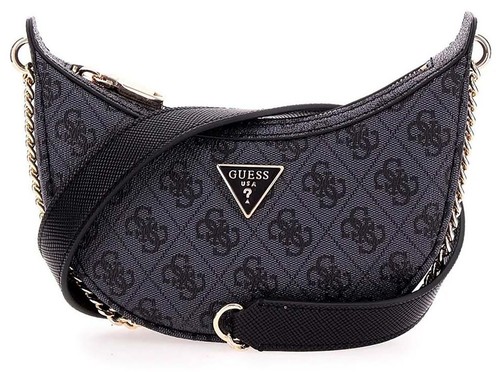 Guess Eco Craig Mini Bandolera Para Mujeres Una Bolsa De Mujer Tamaño En Carbón - Imagen 1 de 3