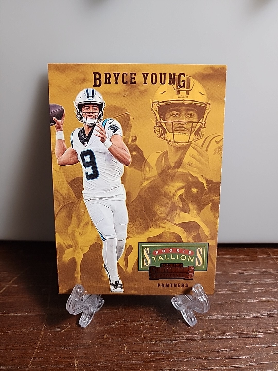 2023 Contenders Football Bryce Young BRONZE Rookie Stallions RC Panthers