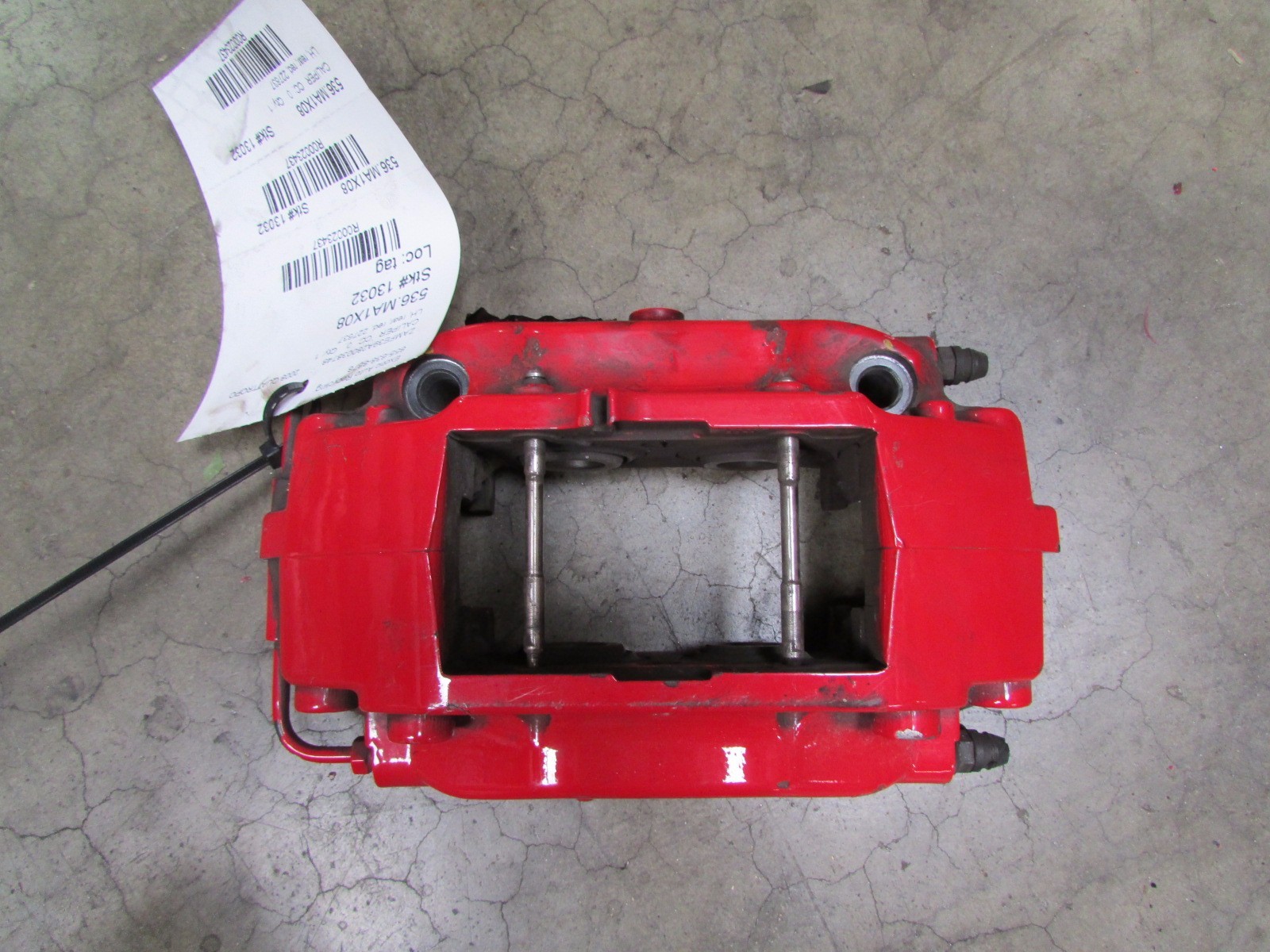 Maserati Quattroporte, LH, Left Side, Rear Brake Caliper, Red, P/N 227637