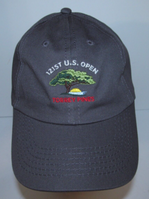 US Open Golf Tournament Torrey Pines 121st Hat Cap 2021 Gray USGA Member